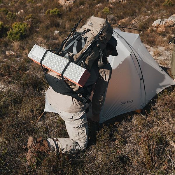 Рюкзак туристичний Naturehike NH70B070-B, 70 л + 5 л, світло-коричневий 6975641887461 фото