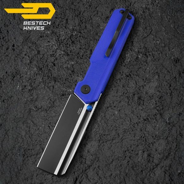 BESTECH TARDIS G10 Handle Black PVD+Satin D2 Blade Liner Lock BG54G BG54G фото