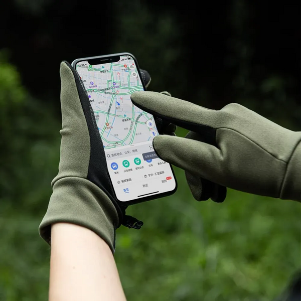 Перчатки трикотажные с улучшенным хватом Naturehike NH20FS032, размер М, черные 6927595749869 фото