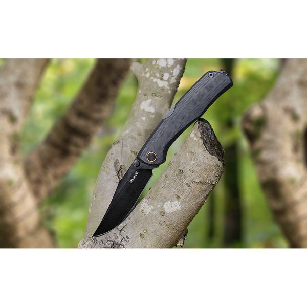 Нож складной туристический Ruike P882-B, (8.5 см) 12С27/G10 черный P882-B фото