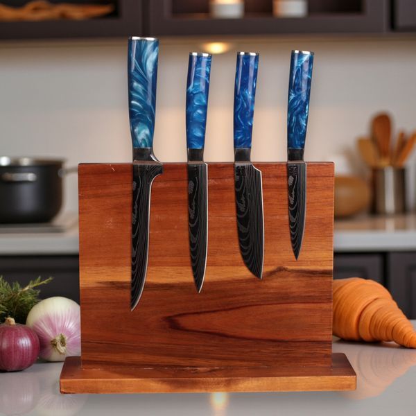 Набір кухонних ножів MAGURA Kitchen 11в1 (Blue) 1456 фото