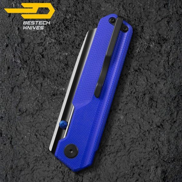 BESTECH TARDIS G10 Handle Black PVD+Satin D2 Blade Liner Lock BG54G BG54G фото