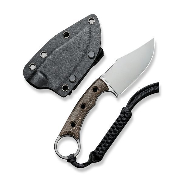 Ніж фіксований тактичний Civivi Midwatch, (8.6 см) N690 / Micarta коричневий C20059B-2 фото