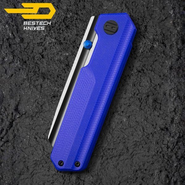 BESTECH TARDIS G10 Handle Black PVD+Satin D2 Blade Liner Lock BG54G BG54G фото
