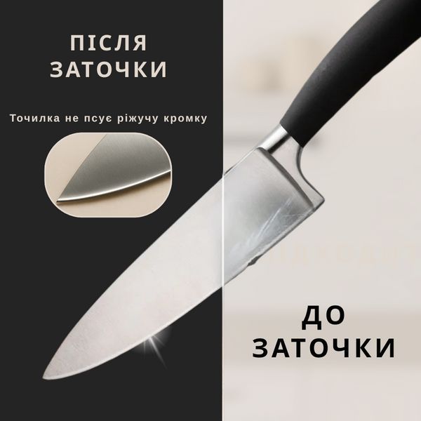 Алмазна роликова точилка (2 кута заточування) Black KT-2635BL фото