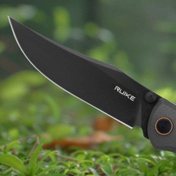 Нож складной туристический Ruike P882-B, (8.5 см) 12С27/G10 черный P882-B фото