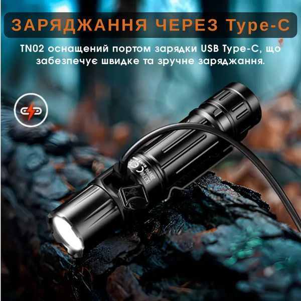 Универсальный тактический фонарь с магнитом SuperFire TN02 SF-TN02 фото