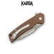 Нож Складной Karda J313 Brown Damascus J313BR фото 5