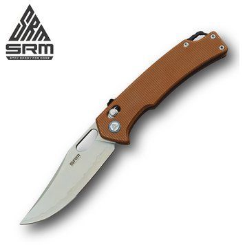 Ніж Складаний SRM Retreiver 9203-MN2 (Laminated 140Cr, Micarta) 9203-MN2 фото