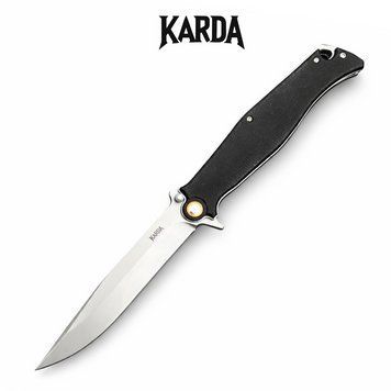 Ніж складаний Karda J324 Black micarta J324B фото
