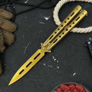 Ніж метелик Gold 1335 фото