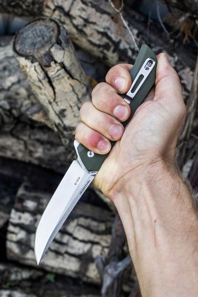 Ніж складаний туристичний Ruike Hussar P121-G, (9.2 см) 14C28N / G10 зелений P121-G фото