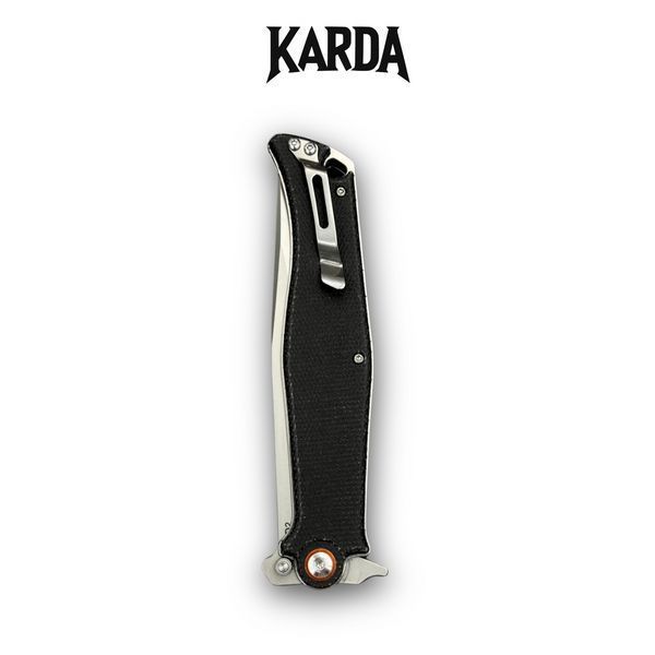 Ніж складаний Karda J324 Black micarta J324B фото
