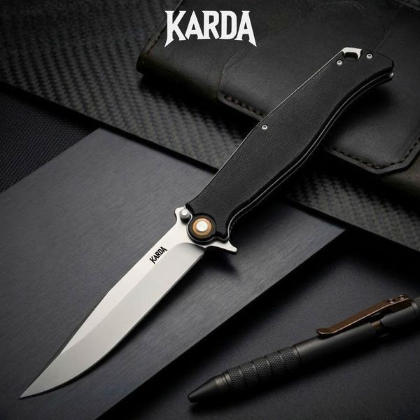Ніж складаний Karda J324 Black micarta J324B фото