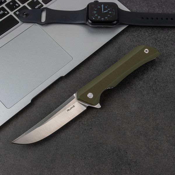 Ніж складаний туристичний Ruike Hussar P121-G, (9.2 см) 14C28N / G10 зелений P121-G фото