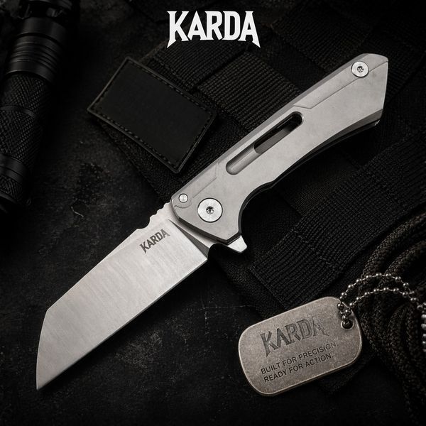 Нож складной Karda J013 Silver 1533 фото