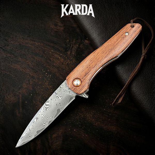 Ніж Складаний Karda J245 Damascus J245 фото