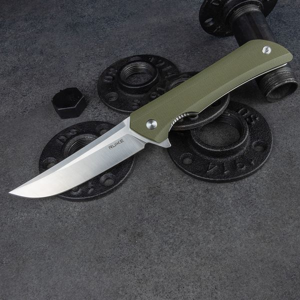 Ніж складаний туристичний Ruike Hussar P121-G, (9.2 см) 14C28N / G10 зелений P121-G фото