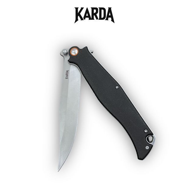 Ніж складаний Karda J324 Black micarta J324B фото