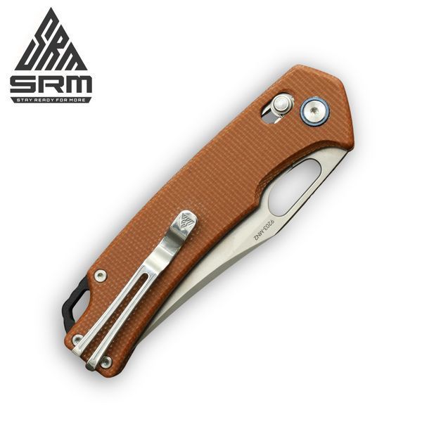 Ніж Складаний SRM Retreiver 9203-MN2 (Laminated 140Cr, Micarta) 9203-MN2 фото