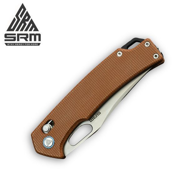 Ніж Складаний SRM Retreiver 9203-MN2 (Laminated 140Cr, Micarta) 9203-MN2 фото
