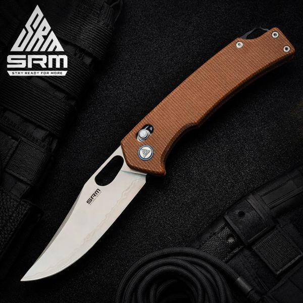 Ніж Складаний SRM Retreiver 9203-MN2 (Laminated 140Cr, Micarta) 9203-MN2 фото