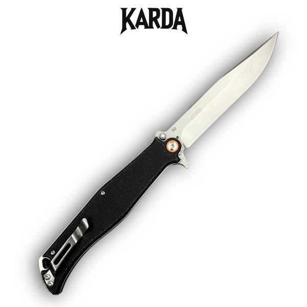 Ніж складаний Karda J324 Black micarta J324B фото