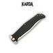 Ніж складаний Karda J324 Black micarta J324B фото 4