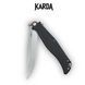Ніж складаний Karda J324 Black micarta J324B фото 5