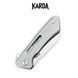 Нож складной Karda J013 Silver 1533 фото 4