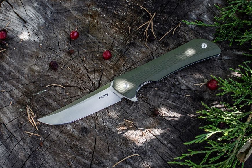 Ніж складаний туристичний Ruike Hussar P121-G, (9.2 см) 14C28N / G10 зелений P121-G фото