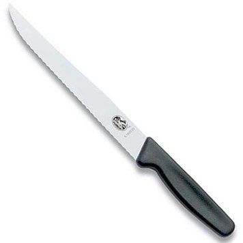 Нож кухонный Victorinox Standart для хлеба, серрейтор, 20 см, черный 4004379 фото