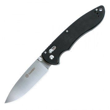 Ніж складаний туристичний Ganzo G740 (9.5 см) 440C / G10 чорний G740-BK фото