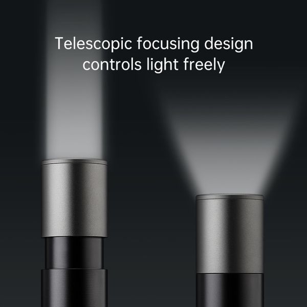Кишеньковий ручний акумуляторний ліхтар Nextool Zoom Flashlight, 150 лм, алюмінієвий корпус (NE20162, NE20163) NE20162 фото