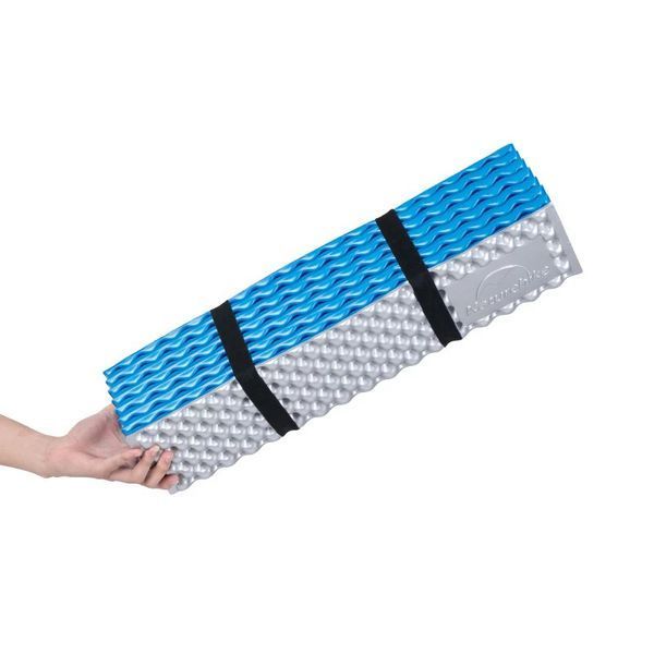 Килимок складний IXPE Naturehike NH19QD008, алюмінієва плівка, 185x56х1,8 см, оливковий зелений 6927595794388 фото