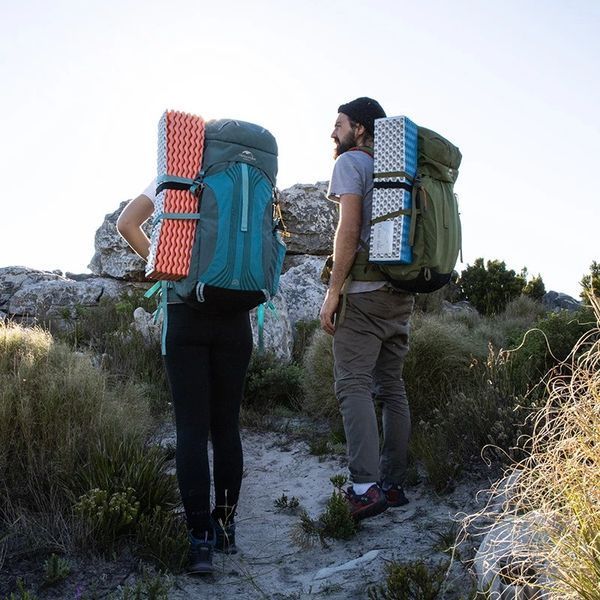 Килимок складний IXPE Naturehike NH19QD008, алюмінієва плівка, 185x56х1,8 см, оливковий зелений 6927595794388 фото