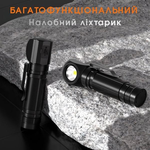 EDC LED Фонарик 2в1 (налобный-ручной) SuperFire TH06 SF-TH06 фото