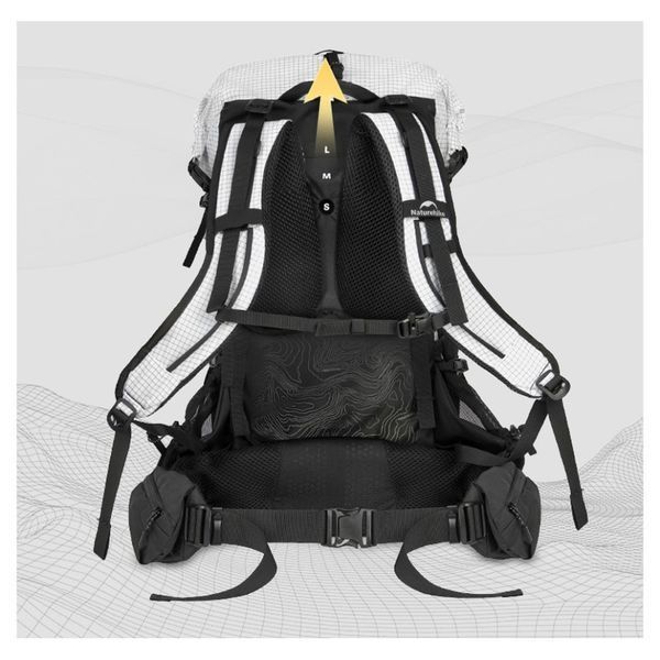 Рюкзак туристичний Naturehike Helium CNK2450XB016, 40 л, чорний, L 71003 фото