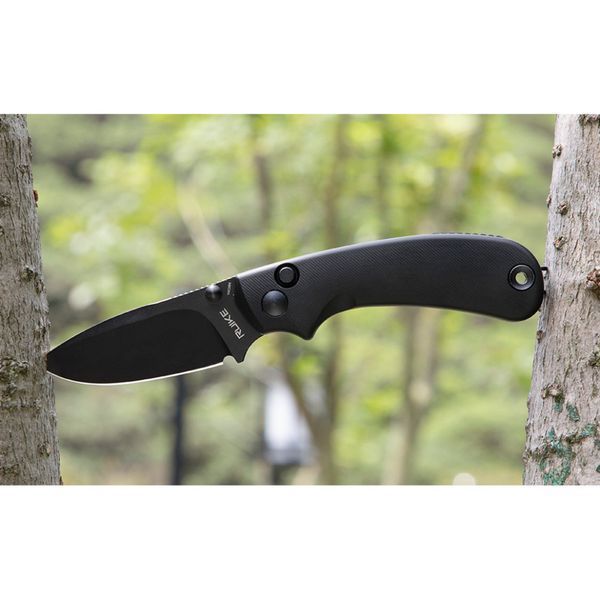 Ніж складаний кишеньковий Ruike P736-AB, (7.5 см) 14C28N / алюміній, чорний P736-AB фото
