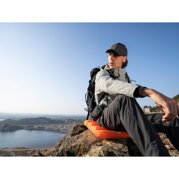 Сидушка надувная Flextail Zero Seat R02, 70 мм, оранжевая. 6975755962160 фото