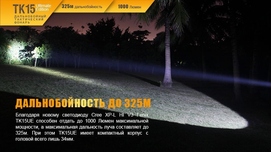 Фонарь ручной Fenix ​​TK15UE2016gr 45311 фото