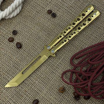 Ніж метелик Tanto Gold 1339 фото