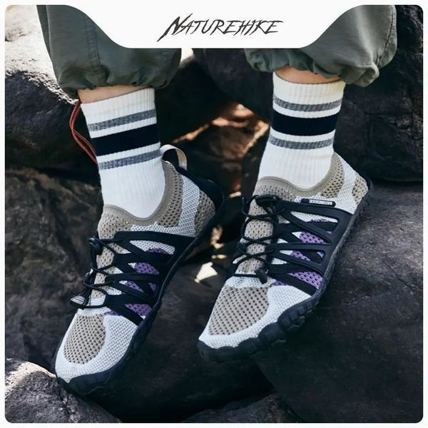 Швидковисихаючі сітчасті черевики Naturehike CYY2321IA010, розмір 43-44, сірі 6976023926211 фото