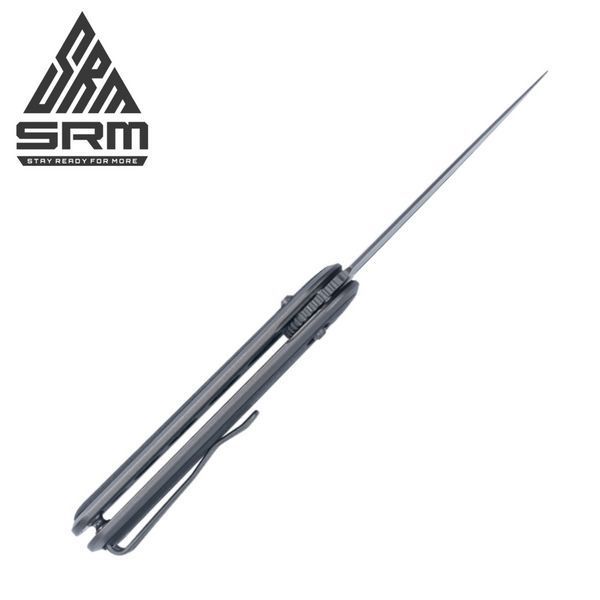 Нож складной карманный SRM Twin 251MB-GB (7.6 см) N690/G10 черный 251MB-GB фото