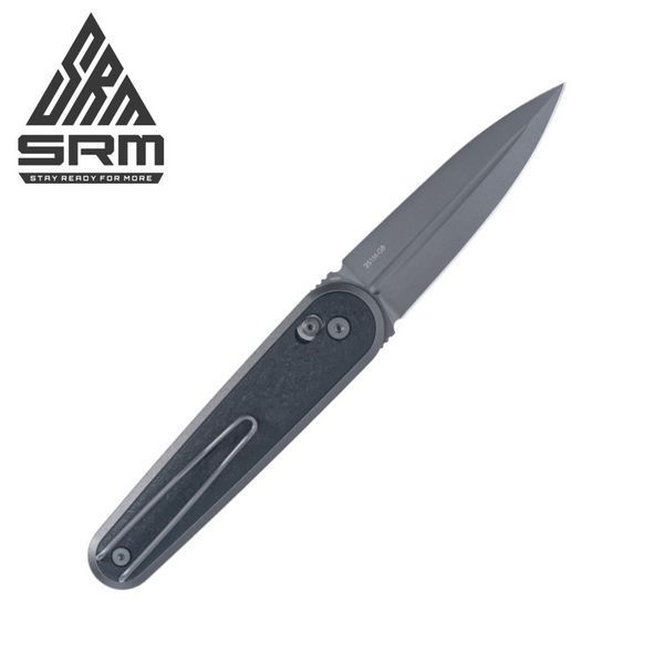 Нож складной карманный SRM Twin 251MB-GB (7.6 см) N690/G10 черный 251MB-GB фото