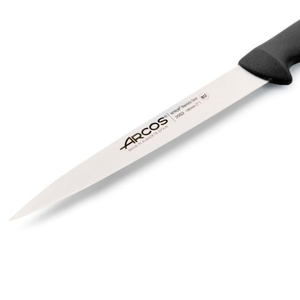 Нож для нарезки Arcos 190 мм серия "2900" черный 295225 фото