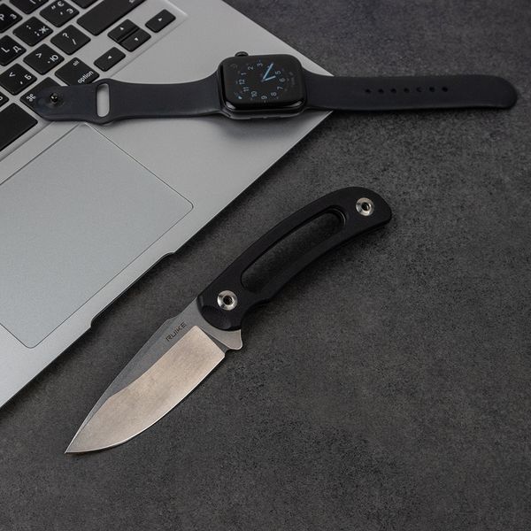 Ніж фіксований туристичний Ruike Hornet F815-B, (8.5 см) 14C28N / G10 чорний F815-B фото