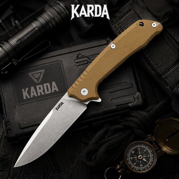 Складной нож Karda J011 Brown 1531 фото
