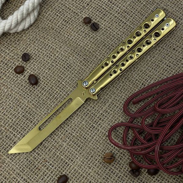 Нож бабочка Tanto Gold 1339 фото Нож бабочка Tanto Gold 1339 фото