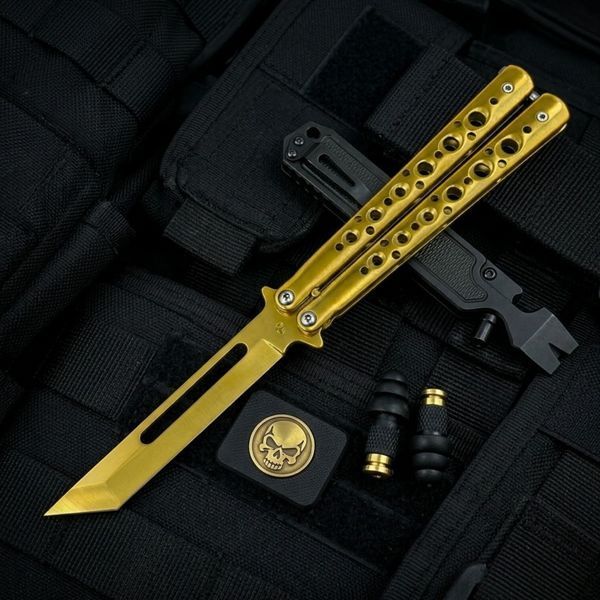 Нож бабочка Tanto Gold 1339 фото